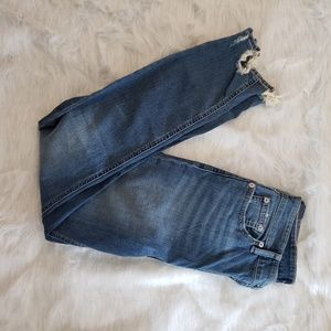 Lucky Distressed Bottom Jean 🍀